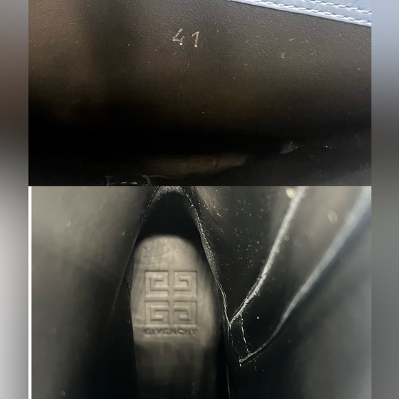 Givenchy Shark Lock Biker Ankle Boots in Denim - Picture 8 of 13